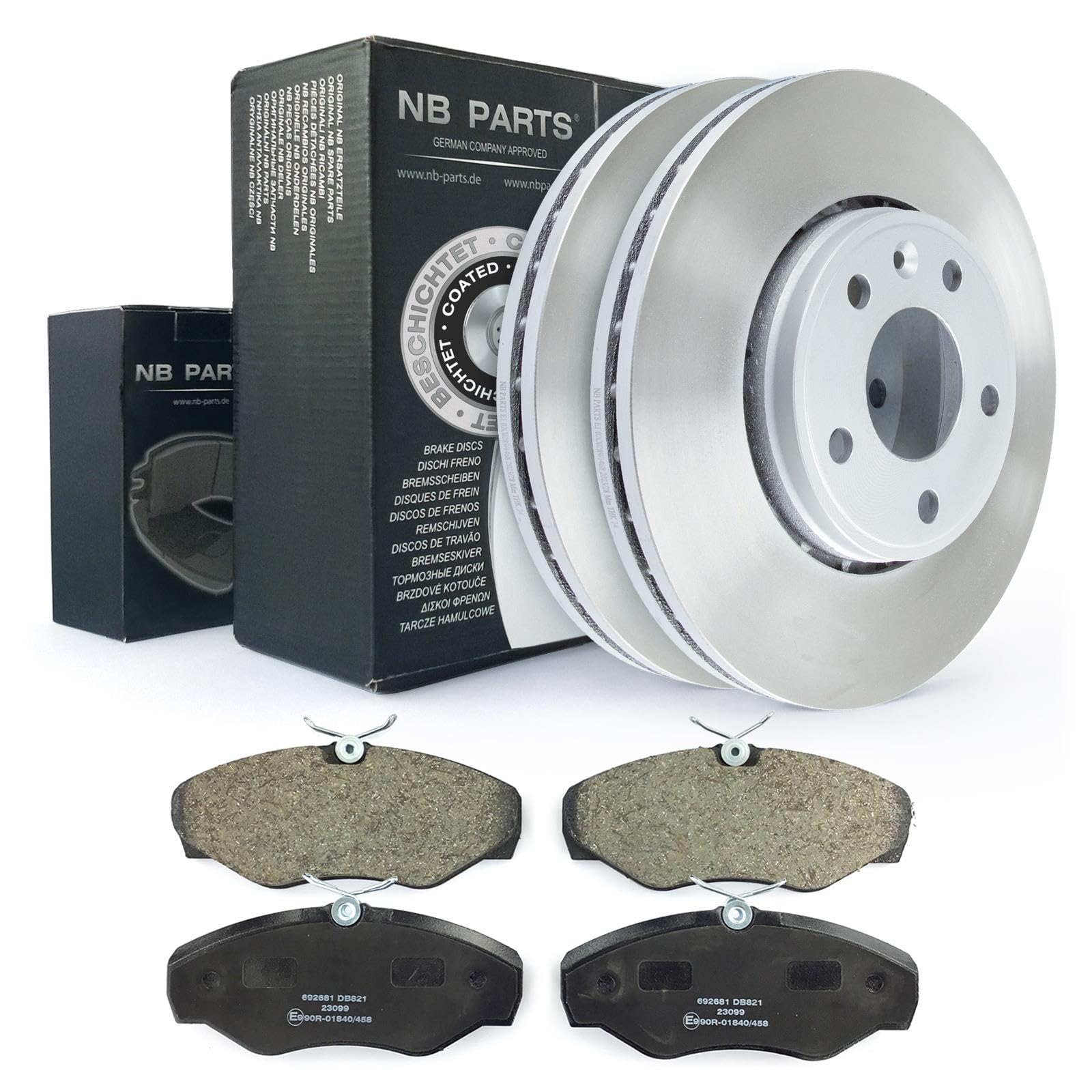 Bremsen/Bremsscheiben + Bremsbeläge VORNE NB PARTS GERMANY 10041355 Bremsen/Bremsscheiben + Bremsbeläge VORNE NB PARTS GERMANY 10041355 von NB PARTS