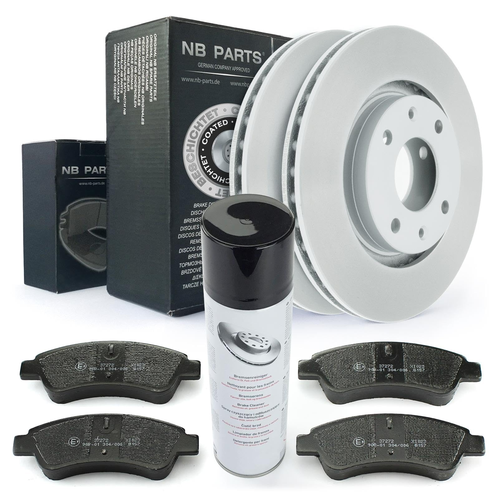 Bremsen/Bremsscheiben + Bremsbeläge vorne + Bremsenreiniger NB PARTS GERMANY 10046378 Bremsen/Bremsscheiben + Bremsbeläge vorne + Bremsenreiniger NB PARTS GERMANY 10046378 von NB PARTS
