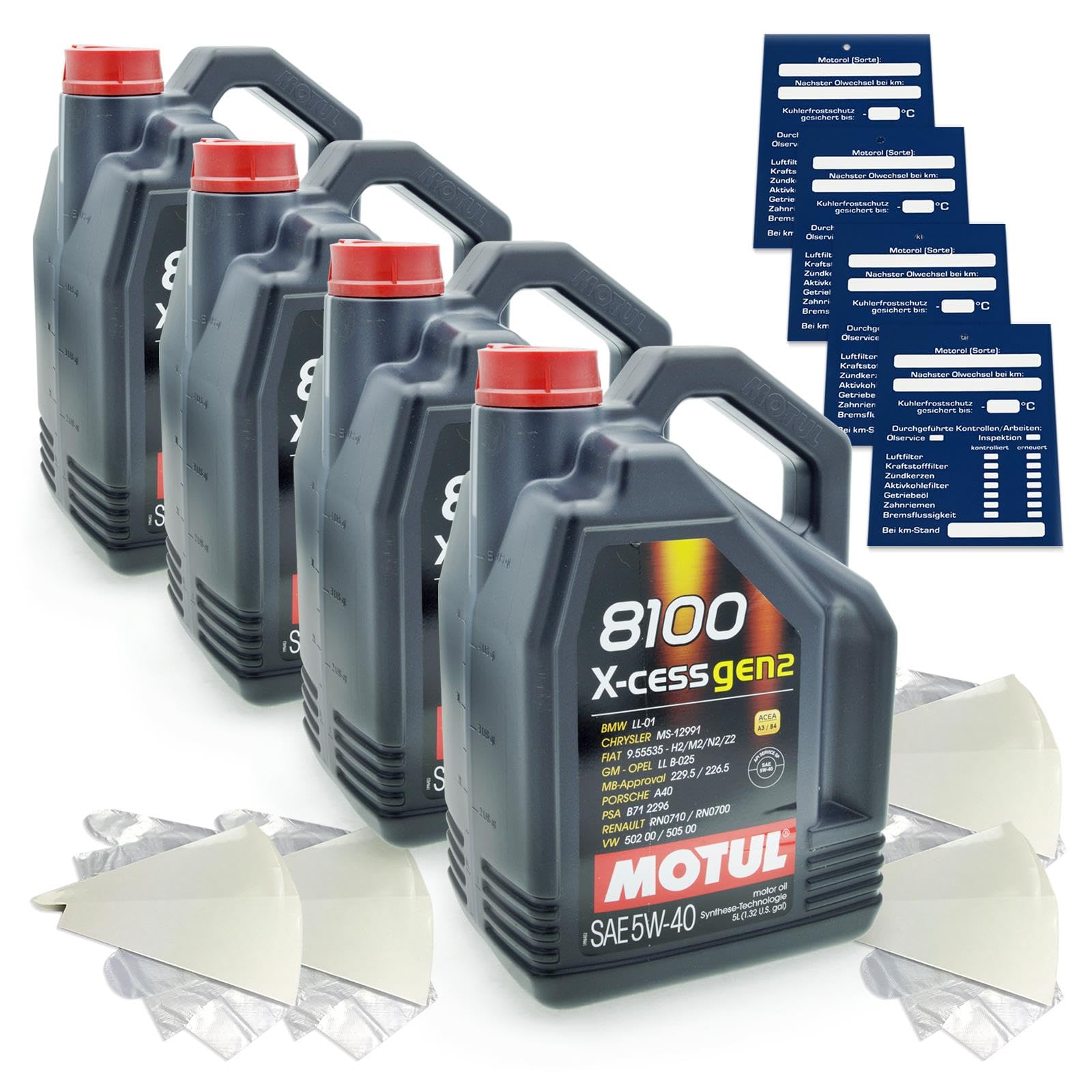 NB PARTS 20 Liter original Motul Motoröl 5W40 8100 X-Cess von NB PARTS