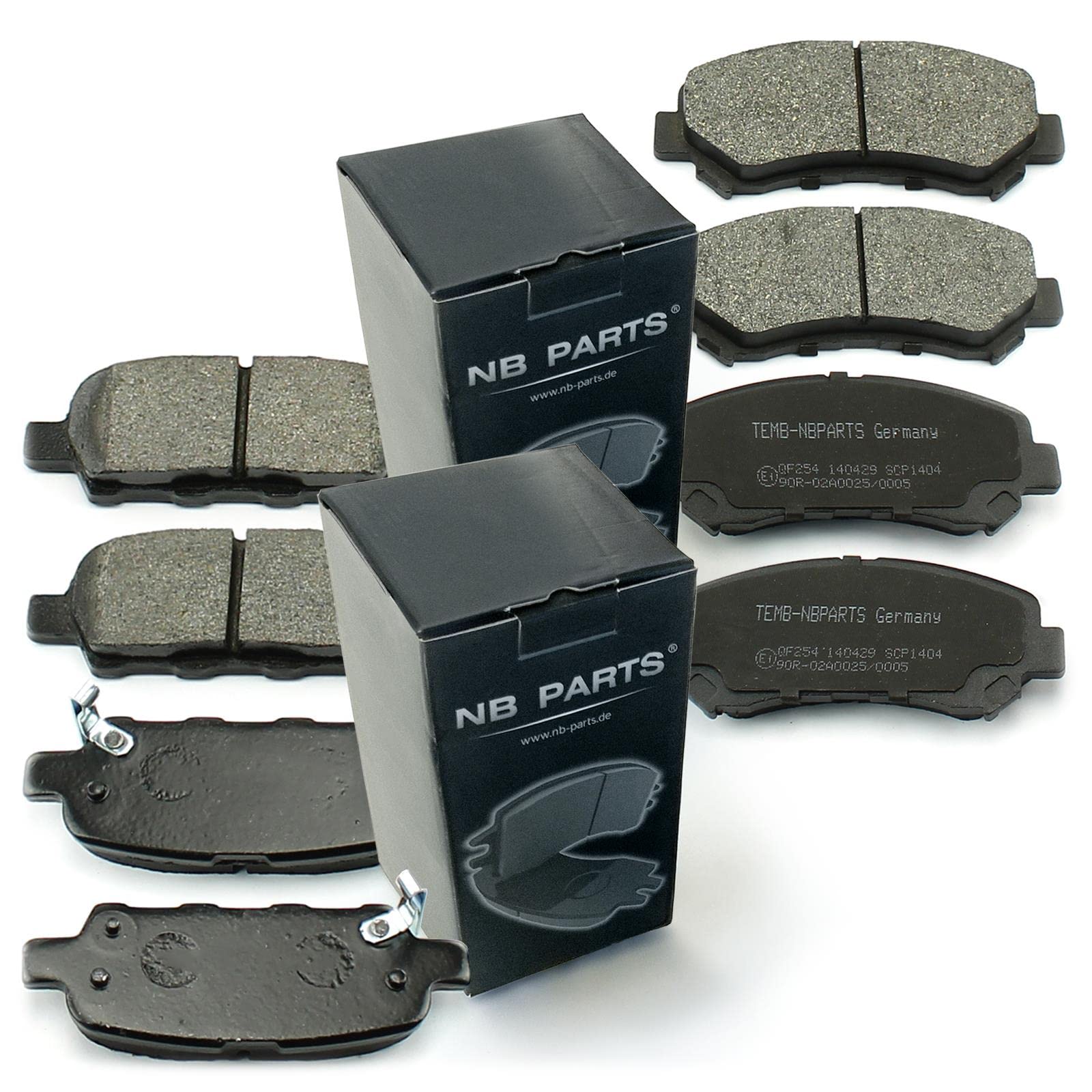 Bremsbeläge komplett vorn + hinten NB PARTS GERMANY 10041050 Bremsbeläge komplett vorn + hinten NB PARTS GERMANY 10041050 von NB PARTS