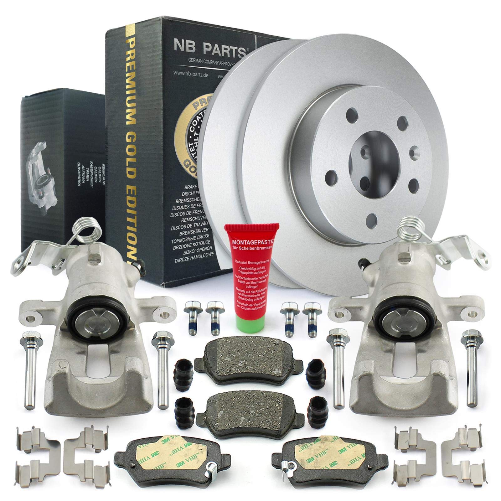 NB PARTS PREMIUM EDITION 10075485 Bremssättel + Bremsbeläge + Bremsscheiben hinten NB PARTS PREMIUM EDITION 10075485 Bremssättel + Bremsbeläge + Bremsscheiben hinten von NB PARTS