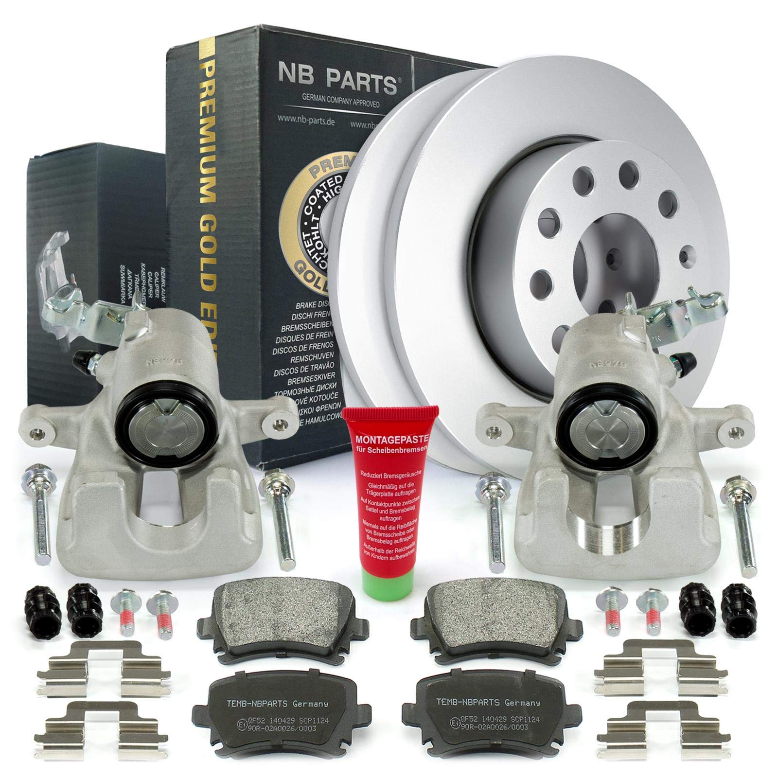 NB PARTS PREMIUM EDITION 10075530 Bremssättel + Bremsscheiben + Bremsbeläge hinten NB PARTS PREMIUM EDITION 10075530 Bremssättel + Bremsscheiben + Bremsbeläge hinten von NB PARTS