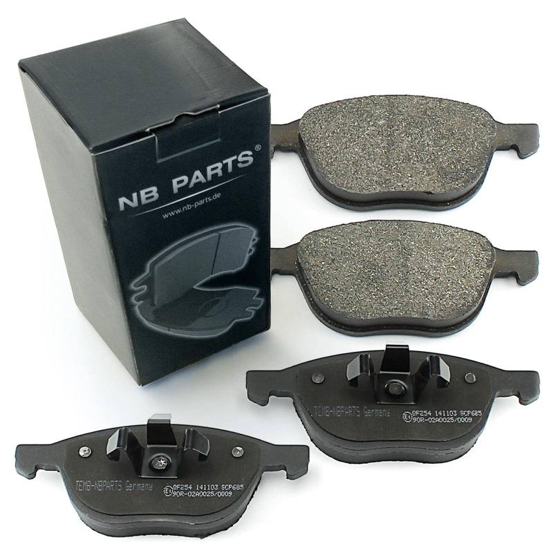 SCHEIBENBREMSBELAGSATZ VORNE NB PARTS GERMANY 10021657 von NB PARTS