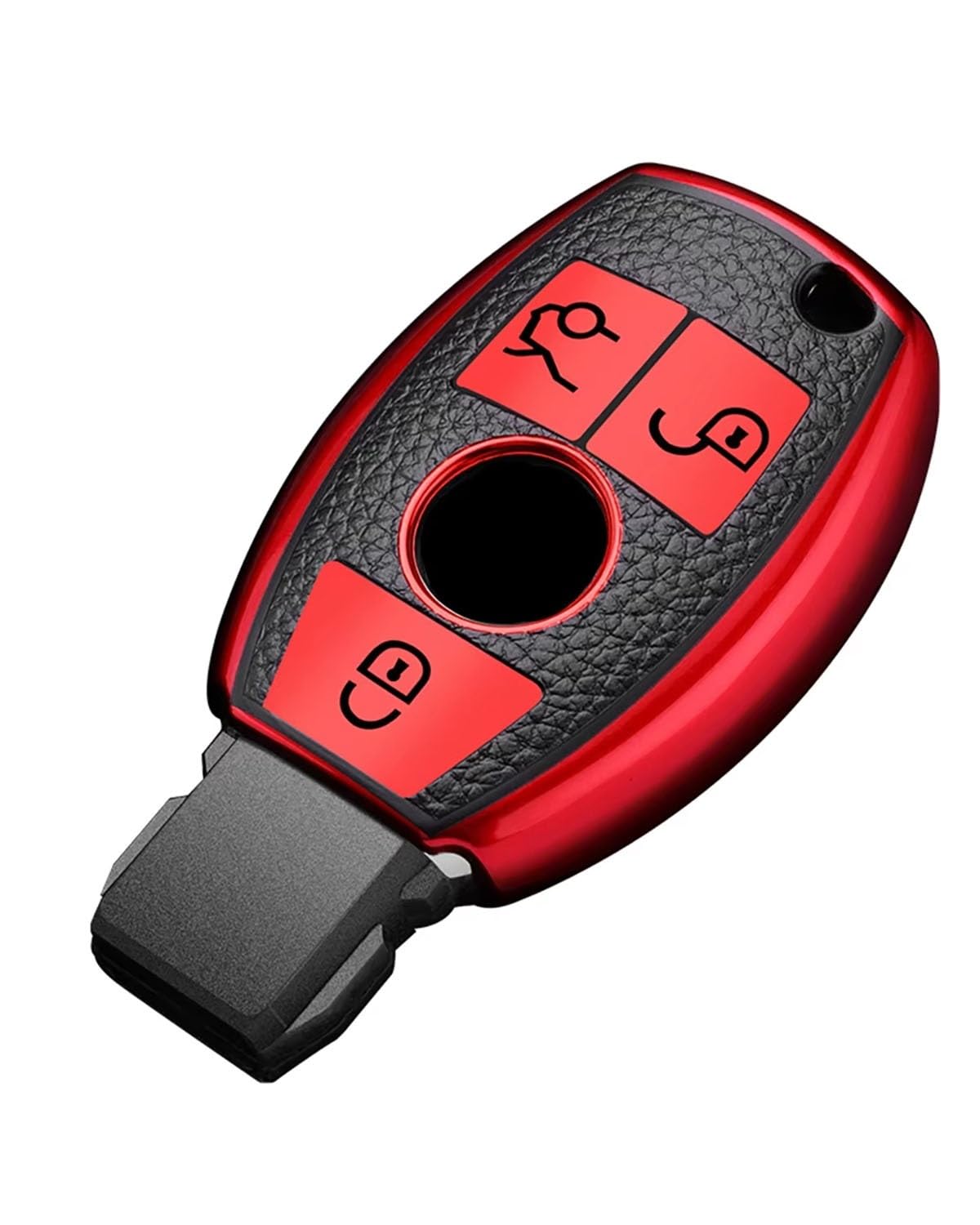 SchlüSsel GehäUse Für Benz Für CLS Für CLA GL R SLK AMG ABCs Klasse TPU Synthetisches Material Autoschlüsseletui Abdeckung Schlüsselschutzabdeckungen SchlüSsel GehäUse(Red) von NBHGFF