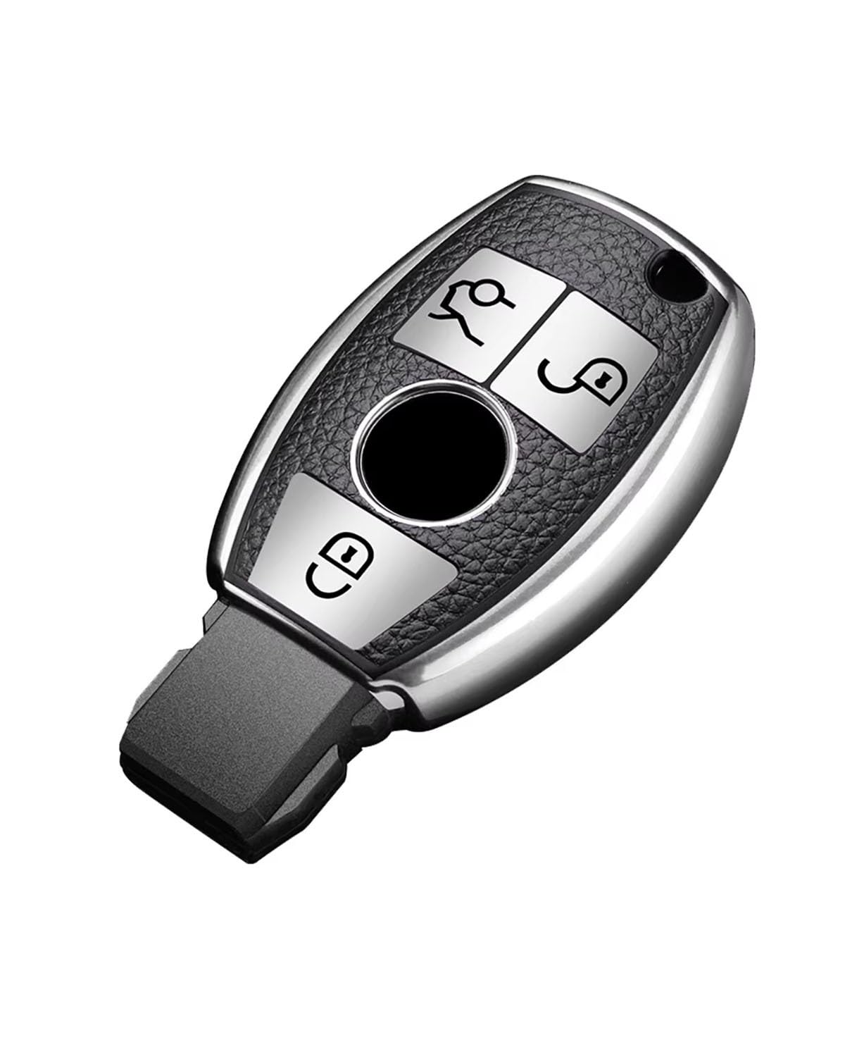SchlüSsel GehäUse Für Benz Für CLS Für CLA GL R SLK AMG ABCs Klasse TPU Synthetisches Material Autoschlüsseletui Abdeckung Schlüsselschutzabdeckungen SchlüSsel GehäUse(Silver) von NBHGFF