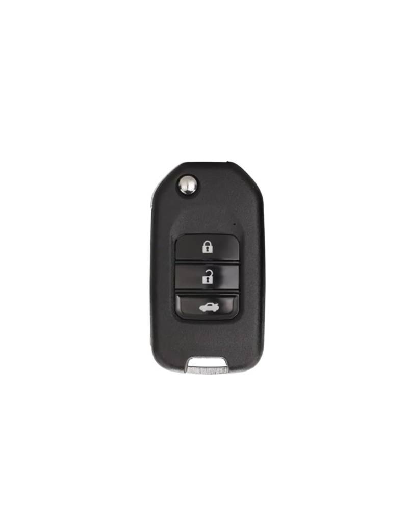 SchlüSsel GehäUse Für FIT XRV Für VEZEL City Jazz Für Civic Für HRV Klappschlüsselgehäuse Fob 2 3 Tasten Autozubehör Klappschlüsselgehäuse SchlüSsel GehäUse(3 Buttons) von NBHGFF
