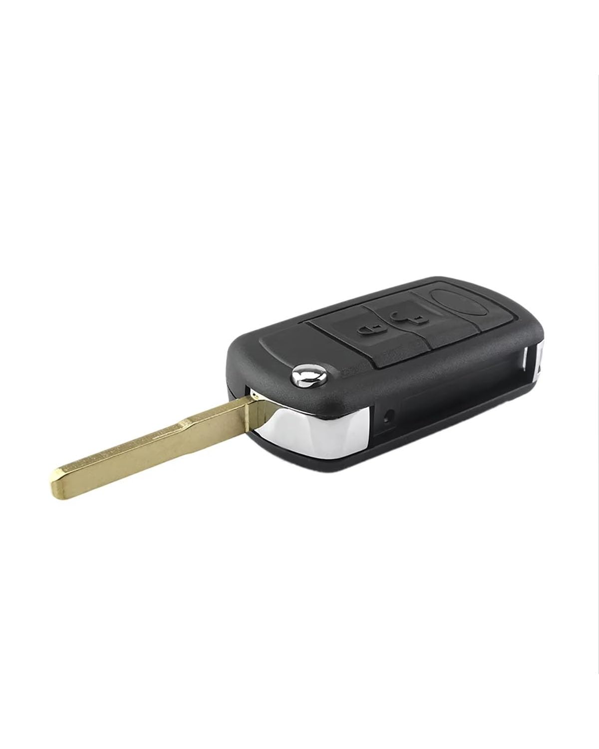 SchlüSsel GehäUse Für Land Für Rover Für Range Für Rover Für Sport LR3 Discovery 2005 2006 2007 2008 2009 Klappbares Autoschlüsselgehäuse 3 Tasten SchlüSsel GehäUse(HU101) von NBHGFF