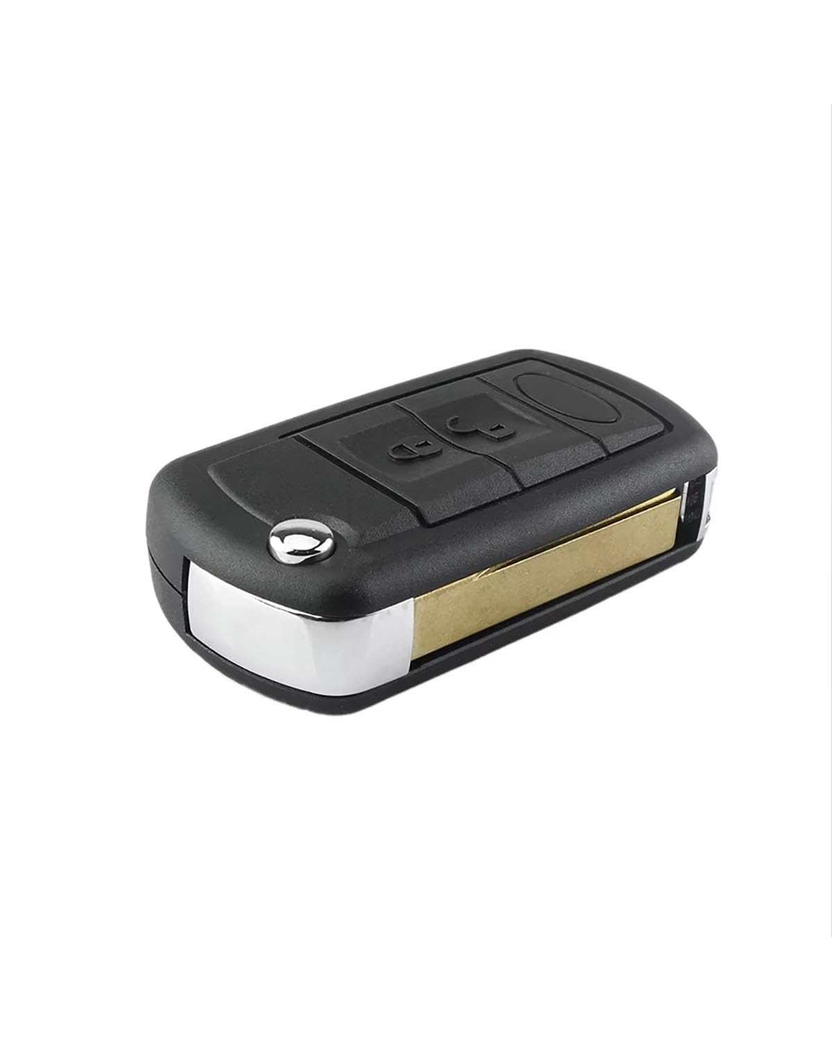 SchlüSsel GehäUse Für Land Für Rover Für Range Für Rover Für Sport LR3 Discovery 2005 2006 2007 2008 2009 Klappbares Autoschlüsselgehäuse 3 Tasten SchlüSsel GehäUse(HU92) von NBHGFF