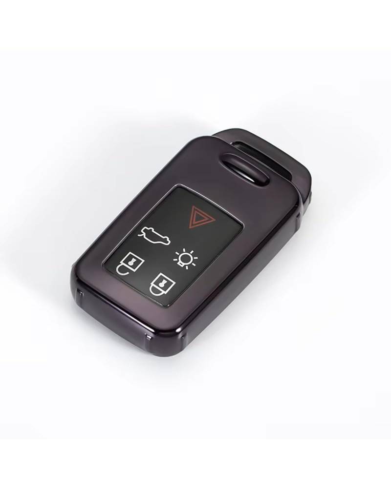 SchlüSsel GehäUse Für S60L V40 Für V60 Für XC60 Für XC90 Für S60 S80L T3 T4 T5 TPU-Autoschlüsseletui Vollständige Abdeckung Halter Shell Key Protecter Case SchlüSsel GehäUse(Black) von NBHGFF