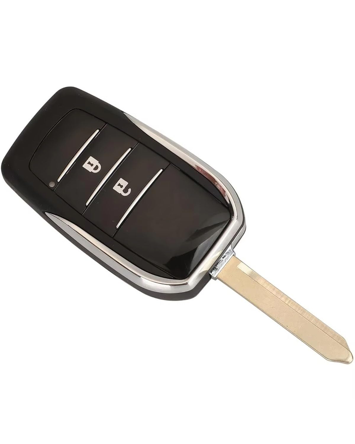 SchlüSsel GehäUse Für Yaris Für Carina Für Corolla Avensis Modifiziertes Autoschlüsselgehäuse Klappschlüssel Toy47 SchlüSsel GehäUse(2 Buttons) von NBHGFF