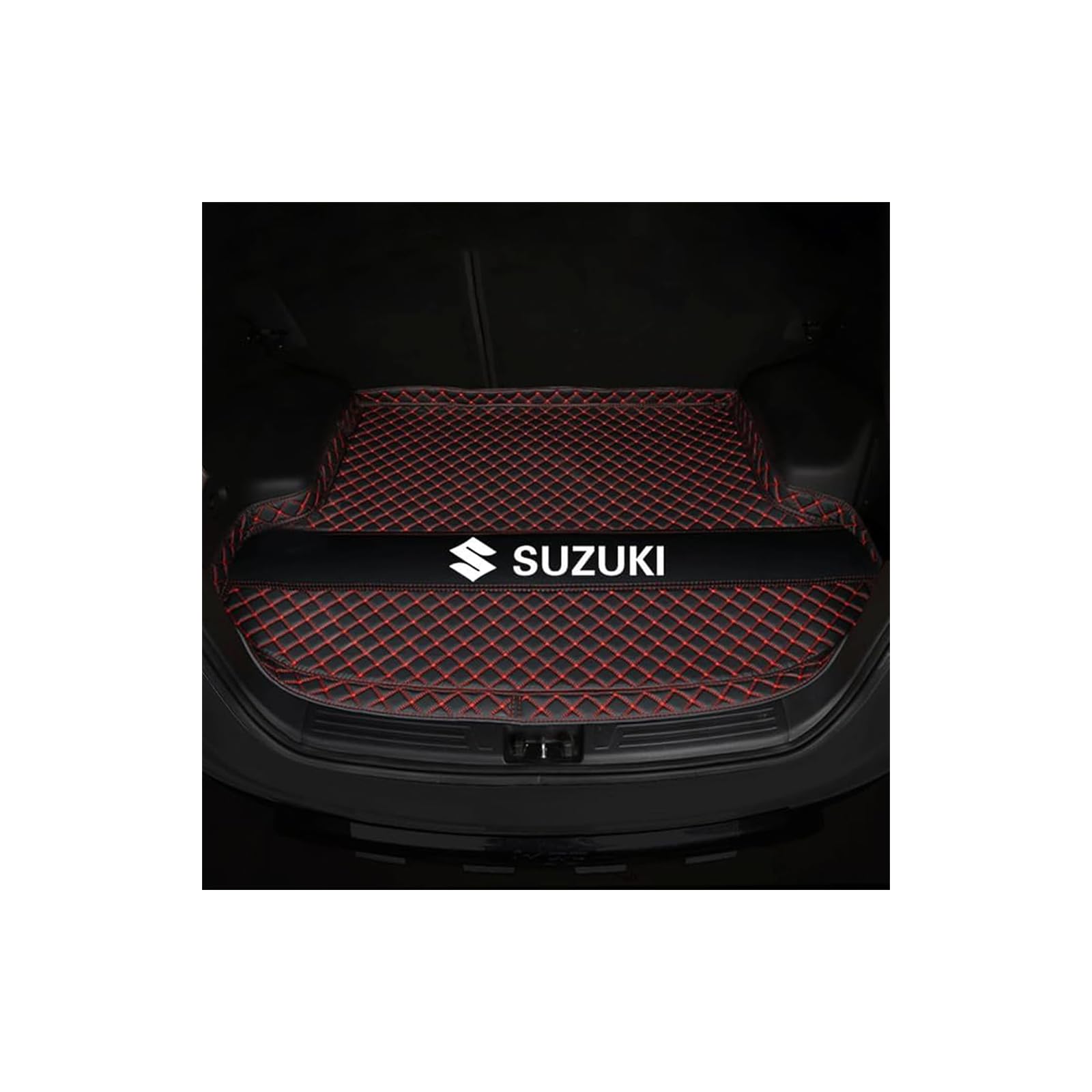 Auto Kofferraummatten, für Suzuki Jimny 1. gen. 2001-2018 SUV Wasserdicht Kofferraum Schutzmatte Leder Kofferraumwanne Schutzmatte Kratzfest Zubehör,D Auto Kofferraummatten, für Suzuki Jimny 1. gen. 2001-2018 SUV Wasserdicht Kofferraum Schutzmatte Leder Kofferraumwanne Schutzmatte Kratzfest Zubehör,D von NBONNXML
