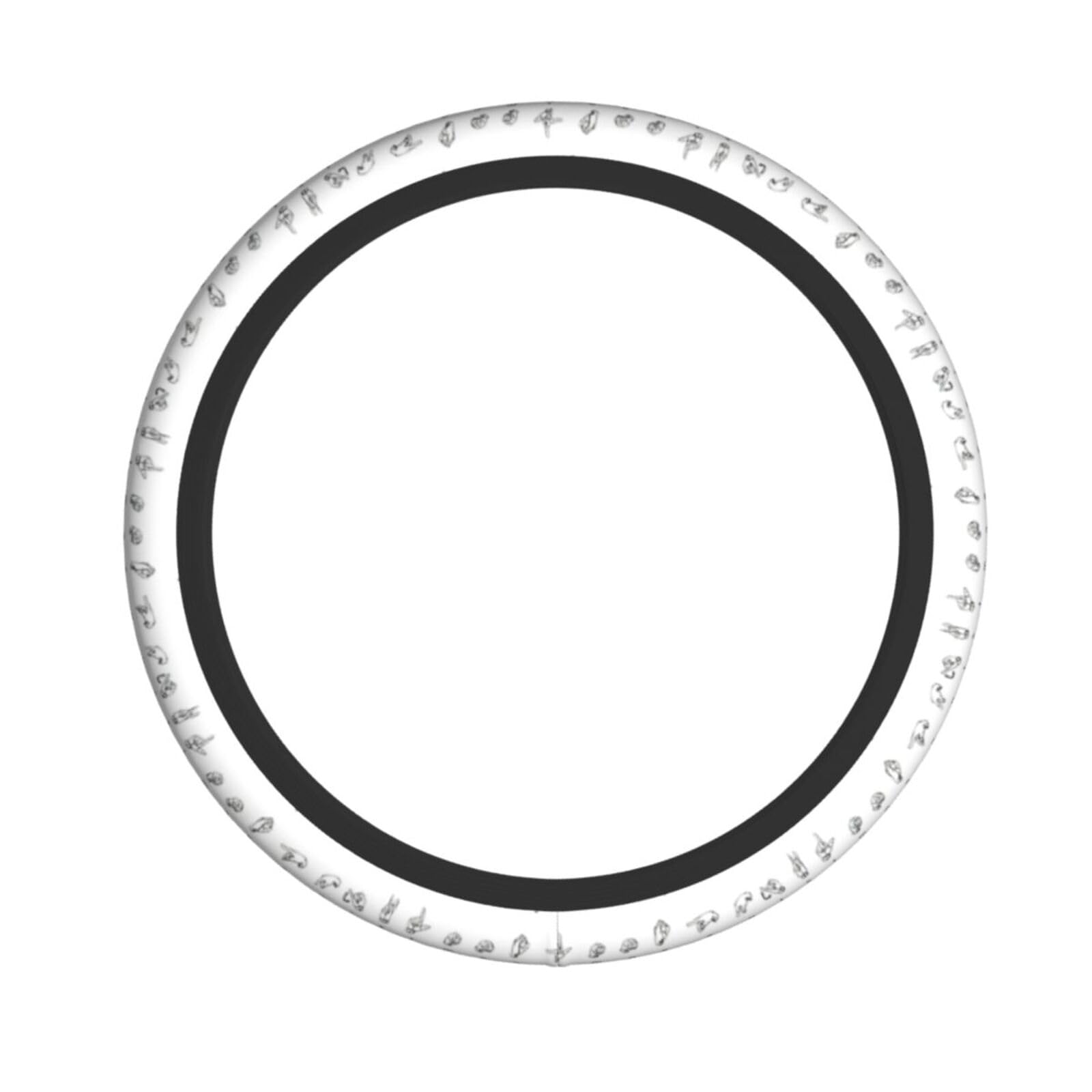 Bedruckter elastischer Lenkradbezug, passend für die meisten Autos, SUVs, LKWs, stilvolles Innenzubehör Bedruckter elastischer Lenkradbezug, passend für die meisten Autos, SUVs, LKWs, stilvolles Innenzubehör von NBRIEU
