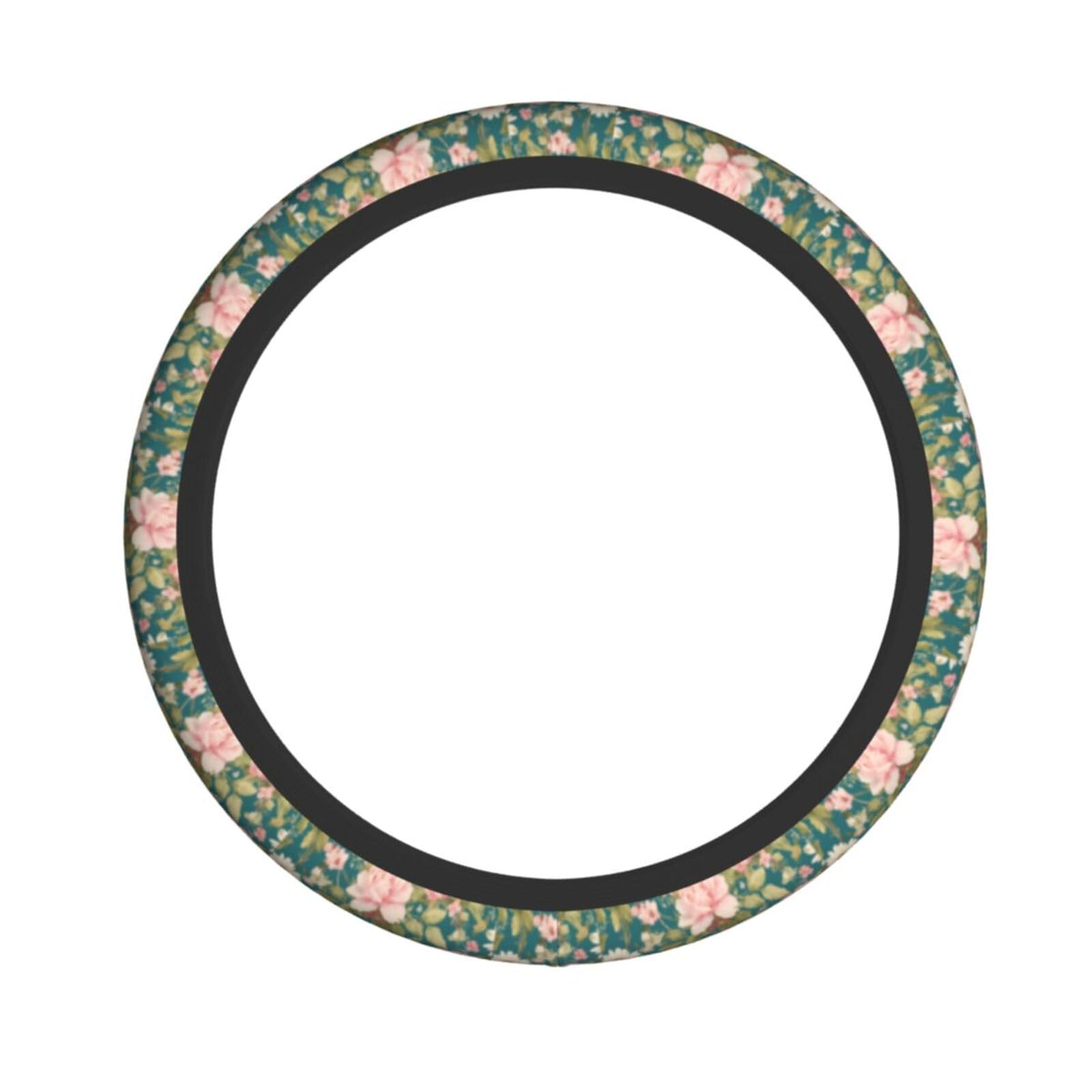 Elastische Lenkradhülle mit Blumenmuster, passend für die meisten Autos, SUVs, LKWs, elegantes Innenzubehör Elastische Lenkradhülle mit Blumenmuster, passend für die meisten Autos, SUVs, LKWs, elegantes Innenzubehör von NBRIEU