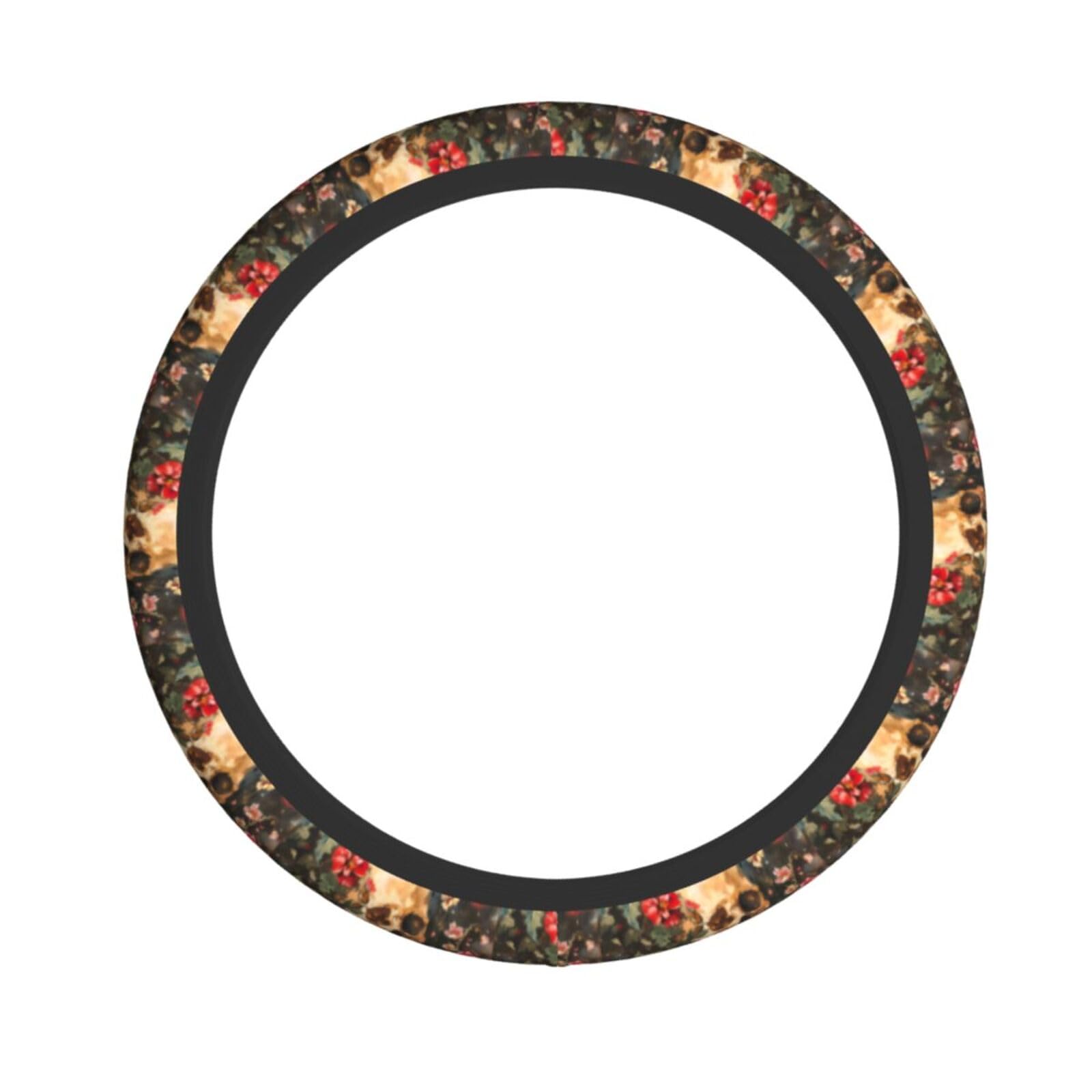 Elastischer Lenkradbezug mit Blumenmuster, passend für die meisten Autos, SUVs, LKWs, stilvolles Innenzubehör Elastischer Lenkradbezug mit Blumenmuster, passend für die meisten Autos, SUVs, LKWs, stilvolles Innenzubehör von NBRIEU