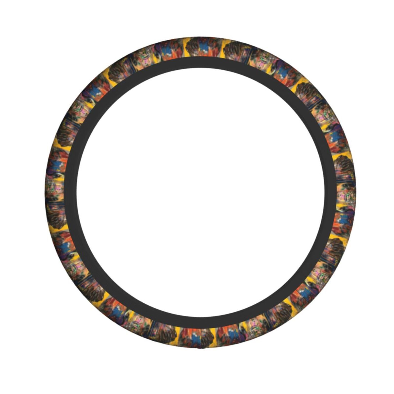 Elastischer Lenkradbezug mit Elefanten-Druck, passend für die meisten Autos, SUVs, LKWs, stilvolles Innenzubehör Elastischer Lenkradbezug mit Elefanten-Druck, passend für die meisten Autos, SUVs, LKWs, stilvolles Innenzubehör von NBRIEU