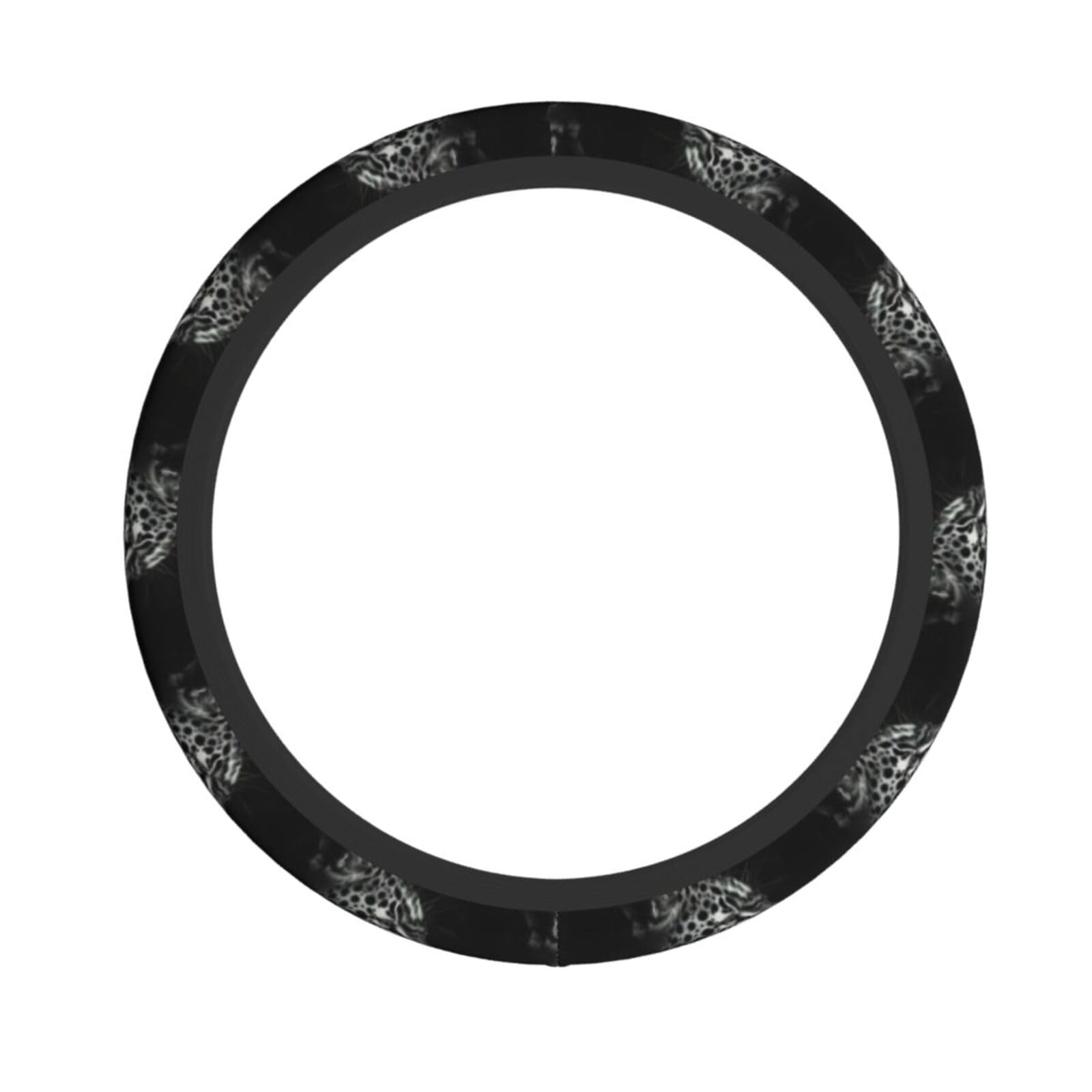 Elastischer Lenkradbezug mit Leopardenmuster, passend für die meisten Autos, SUVs, LKWs, stilvolles Innenzubehör Elastischer Lenkradbezug mit Leopardenmuster, passend für die meisten Autos, SUVs, LKWs, stilvolles Innenzubehör von NBRIEU