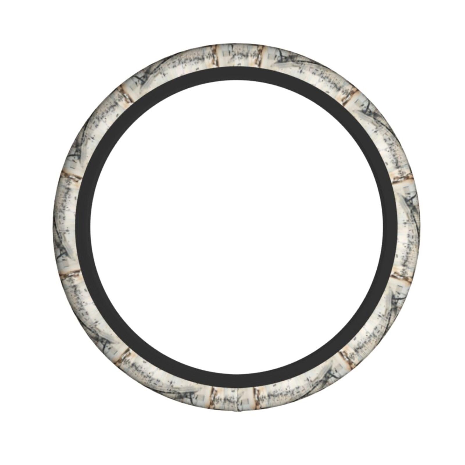 Elastischer Lenkradbezug mit Notendruck, passend für die meisten Autos, SUVs, LKWs, stilvolles Innenzubehör Elastischer Lenkradbezug mit Notendruck, passend für die meisten Autos, SUVs, LKWs, stilvolles Innenzubehör von NBRIEU