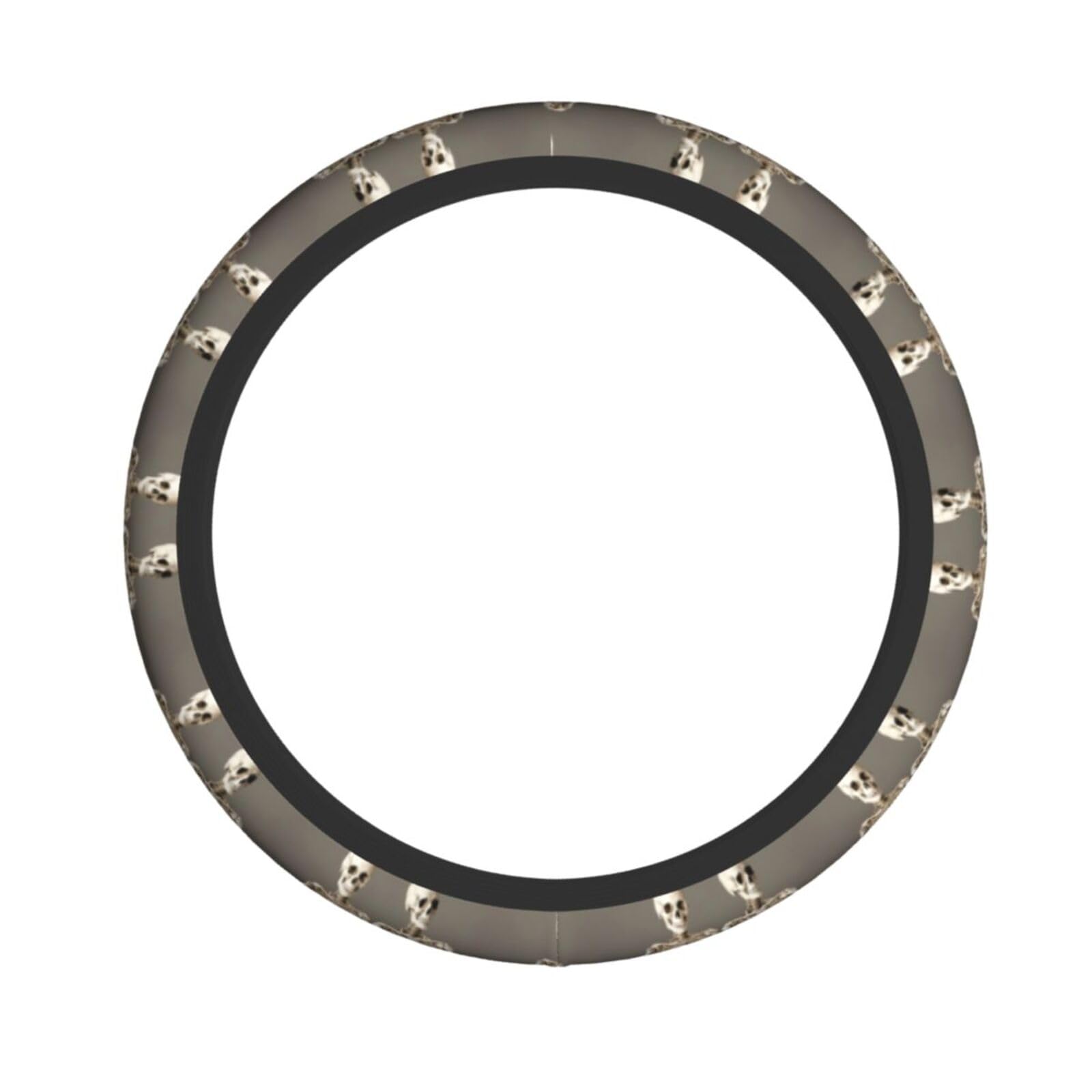 Elastischer Lenkradbezug mit Skelett-Motiv, passend für die meisten Autos, SUVs, LKWs, stilvolles Innenzubehör Elastischer Lenkradbezug mit Skelett-Motiv, passend für die meisten Autos, SUVs, LKWs, stilvolles Innenzubehör von NBRIEU