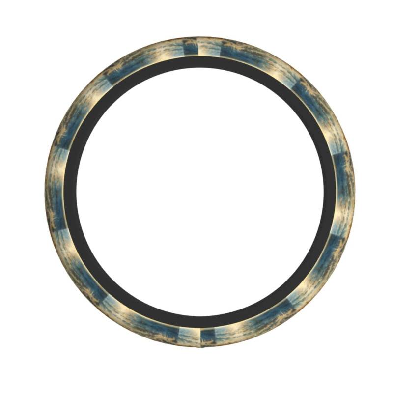 Elastischer Lenkradbezug mit Sonnenblumenmuster, passend für die meisten Autos, SUVs, LKWs, stylisches Innenzubehör von NBRIEU