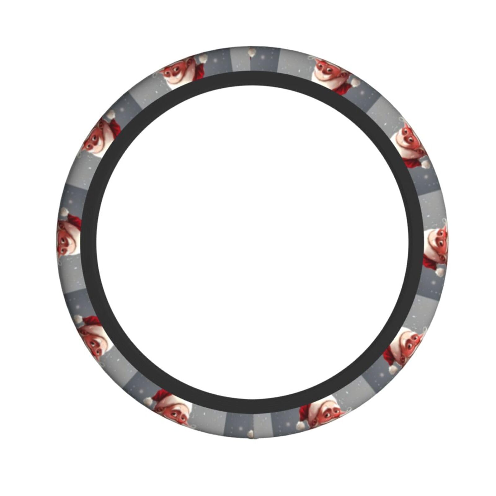 Elastischer Lenkradbezug mit Weihnachtsmann-Druck, passend für die meisten Autos, SUVs, LKWs, elegantes Innenzubehör Elastischer Lenkradbezug mit Weihnachtsmann-Druck, passend für die meisten Autos, SUVs, LKWs, elegantes Innenzubehör von NBRIEU