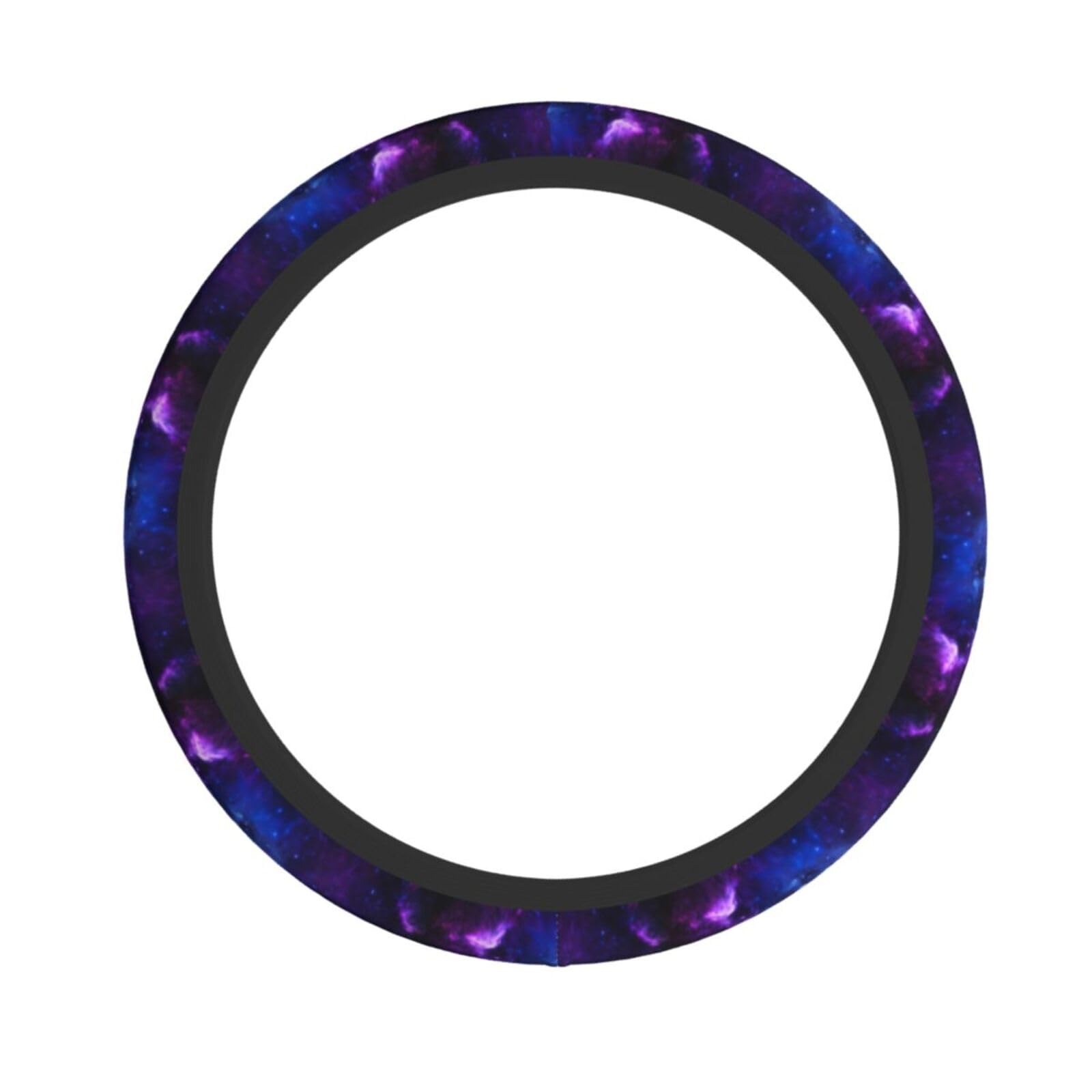 Elastischer Lenkradbezug mit blauem Galaxie-Aufdruck, passend für die meisten Autos, SUVs, LKWs, stilvolles Innenzubehör Elastischer Lenkradbezug mit blauem Galaxie-Aufdruck, passend für die meisten Autos, SUVs, LKWs, stilvolles Innenzubehör von NBRIEU