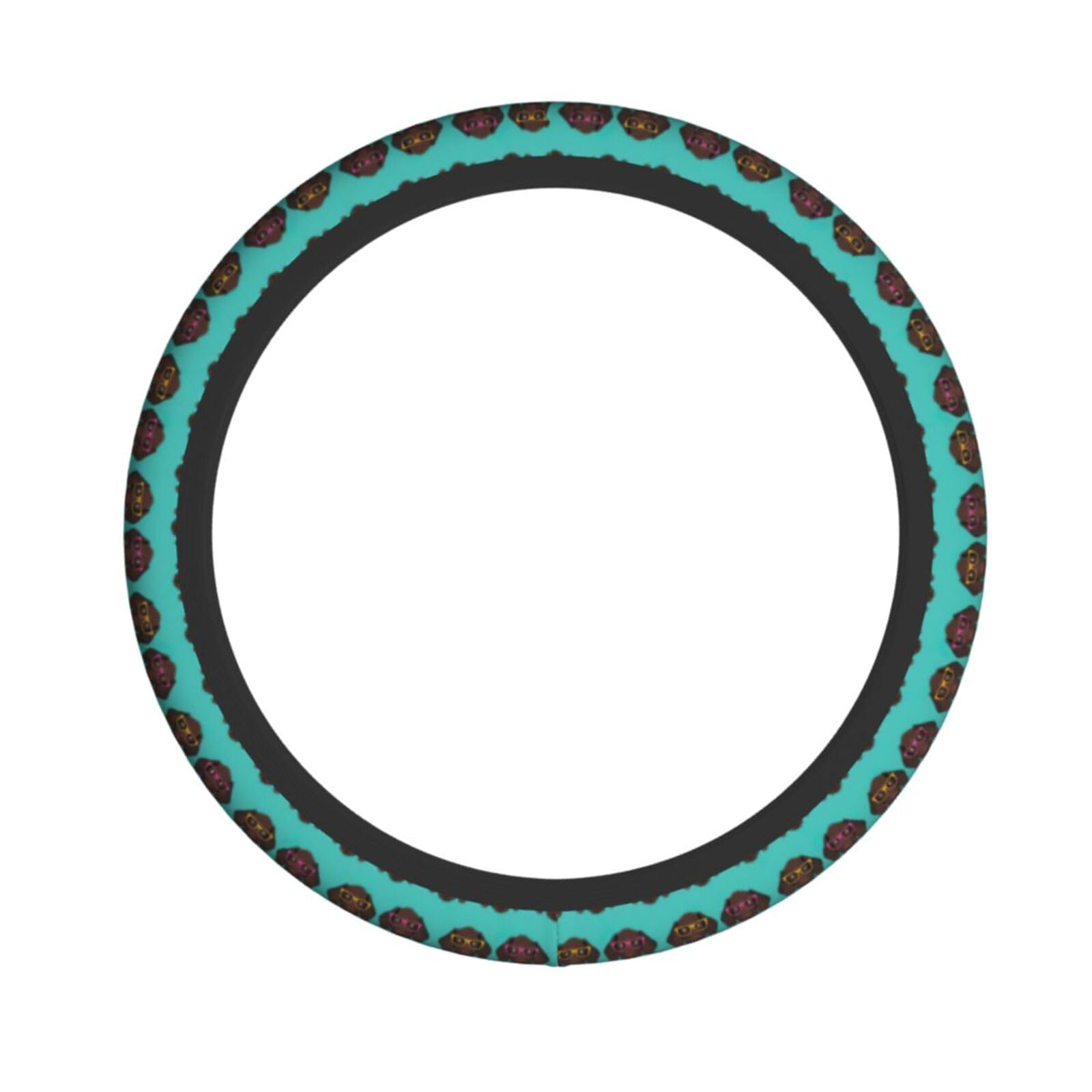 Elastischer Lenkradbezug mit kurzem Haar auf Brille, passt für die meisten Autos, SUVs, LKWs, stilvolle Innenausstattung Elastischer Lenkradbezug mit kurzem Haar auf Brille, passt für die meisten Autos, SUVs, LKWs, stilvolle Innenausstattung von NBRIEU