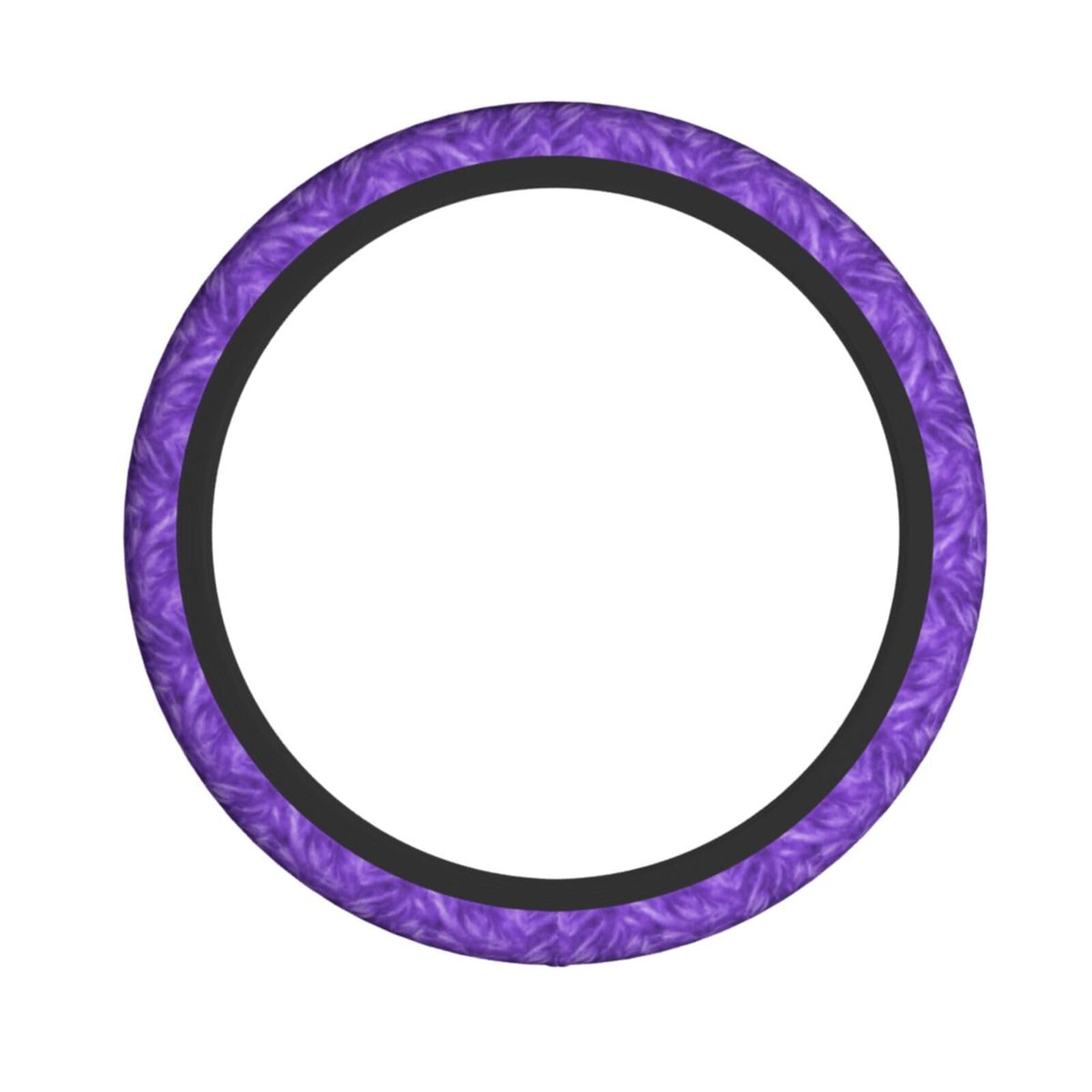 Elastischer Lenkradbezug mit violettem Muster, passend für die meisten Autos, SUVs, LKWs, elegantes Innenzubehör Elastischer Lenkradbezug mit violettem Muster, passend für die meisten Autos, SUVs, LKWs, elegantes Innenzubehör von NBRIEU