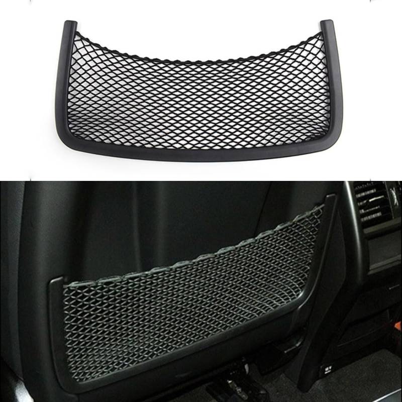 Car Styling ABS Plastic Rear Row Back Seat Net Bag Frame Trim Sticker Compatible with Mercedes Benz ML GL GLE GLS R W251 W164 W166 2005-2019, Benz Auto Accessories (Black) von NCOUUOCN