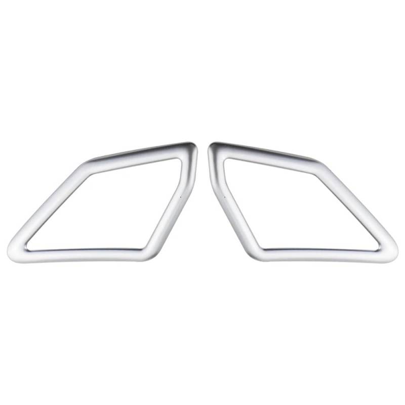 Car Trim Interior Strips Für VW Für T-ROC Für TROC 2018-2023 2Pcs Auto Frontscheibe Audio EINE Säule Lautsprecher Kreis Abdeckung Trim Aufkleber Zubehör Auto Zierleisten Innen von NCPPIUIB