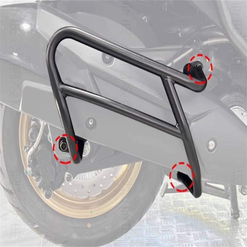 NCPPIUIB Sturzbügel Motorräder FÜR CT250 CT300 Auspuffschutz, Schalldämpfer, Stoßfängermodifikation ct250 ct300 CT 250 300 von NCPPIUIB