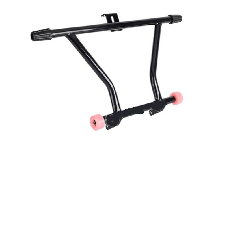 NCPPIUIB Sturzbügel Motorräder Schwarzer Front-Crash-Bar-Schutz Highway Guards für Softail FXBB S FXST FXLR FXLRS T FXFB 114 FXFBS 2018-up Motorschutz von NCPPIUIB