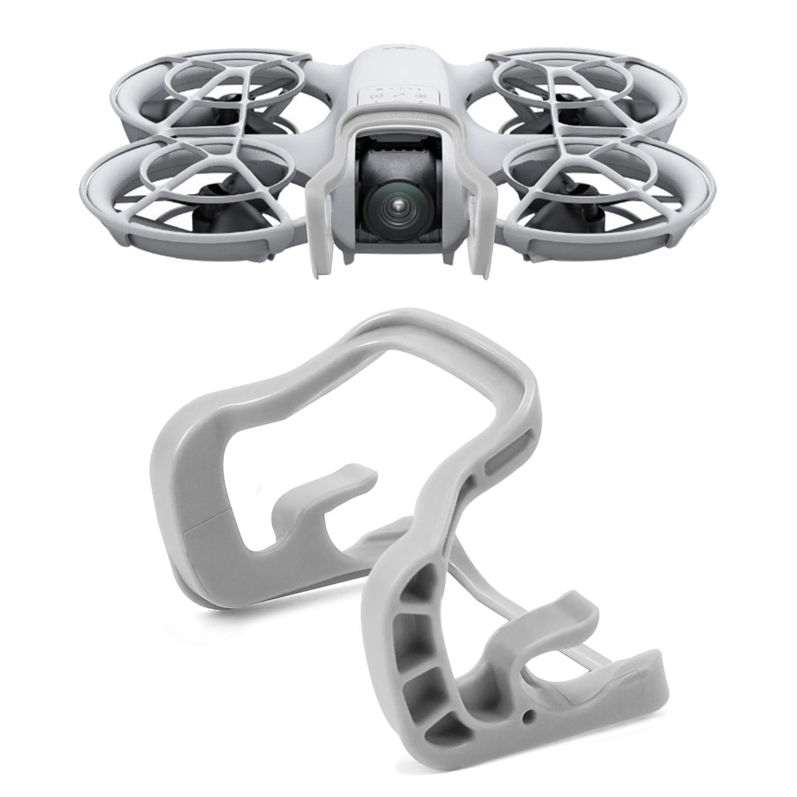 NCTNCX Gimbal Bumper Guard, Anti-Kollision Protektor für DJI Neo Zubehör, für DJI Neo Fly Combo Drohne Zubehör (Grau) von NCTNCX