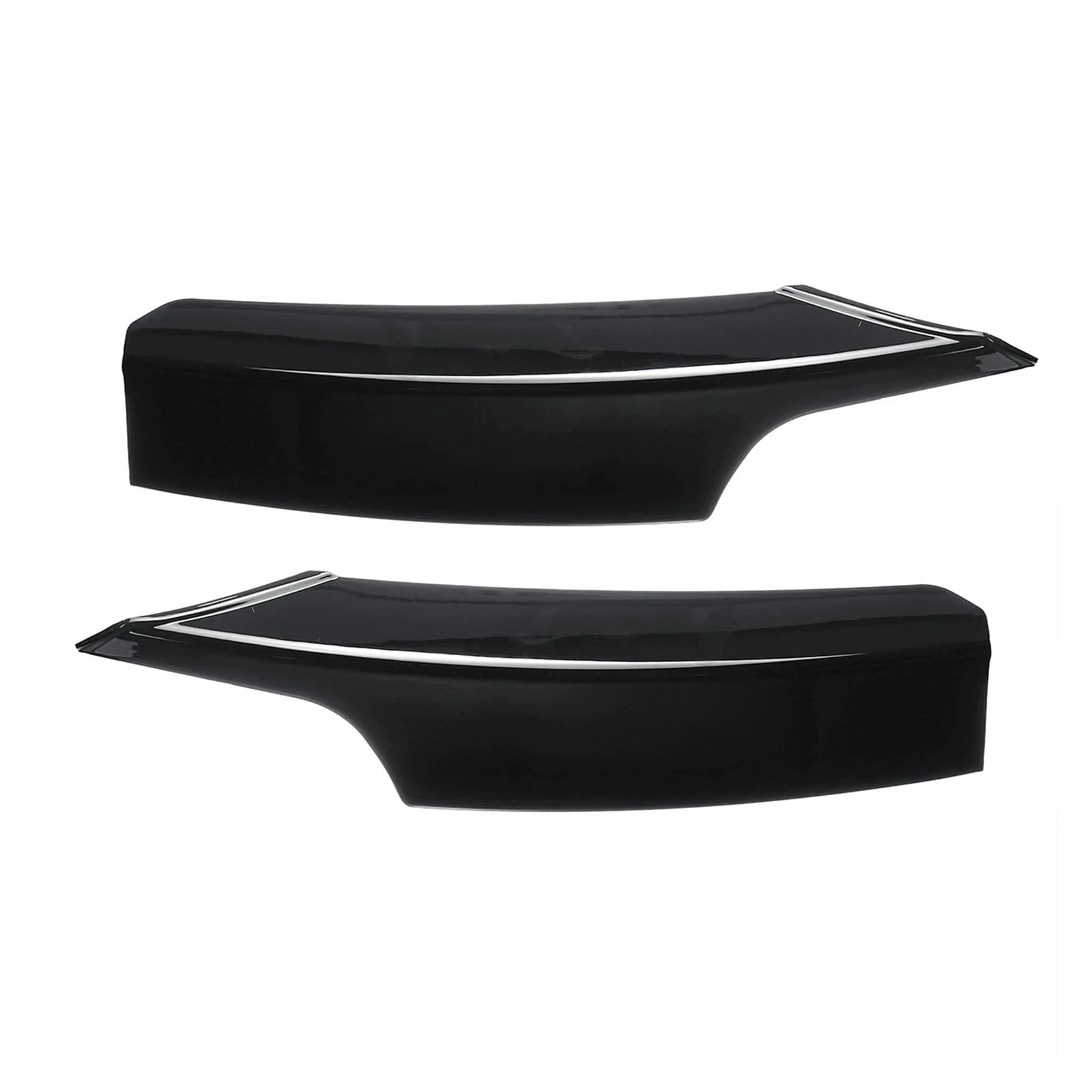 Front Spoiler Lippe 1 Paar Für F30 F31 Für Sport 2012-2019 Front Lip Splitter Canards Spoiler Auto Nebel Lampe Augenbraue Rahmen Abdeckung Grille Auto Spoilerlippe(Type B-Glossy Black) von NCTPICLC