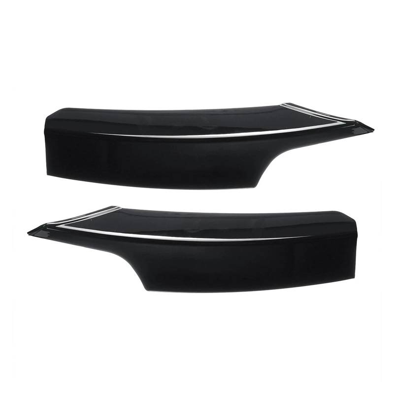 Front Spoiler Lippe 1 Paar Für F30 F31 Für Sport 2012-2019 Front Lip Splitter Canards Spoiler Auto Nebel Lampe Augenbraue Rahmen Abdeckung Grille Auto Spoilerlippe(Type B-Glossy Black) von NCTPICLC