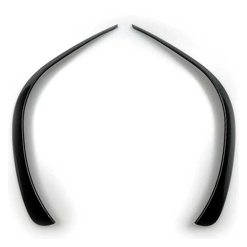 Front Spoiler Lippe 2 PCS Für Benz Für GLE Klasse W167 C167 Für AMG 209 Bis Vorne Stoßstange Air Vent Trim Seite Spoiler ABS Glanz Schwarz Carbon Faser Auto Spoilerlippe(Gloss Black) von NCTPICLC