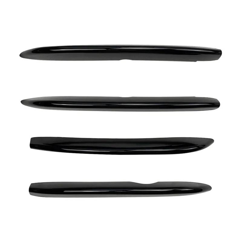 Front Spoiler Lippe 2020 Bis Up Für Benz Für CLA W118 C118 CLA35 Frontschürze Air Vent Splitter Canard Spoiler Grille Glänzend Schwarz Carbon Look Auto Spoilerlippe(Glossy Black) von NCTPICLC