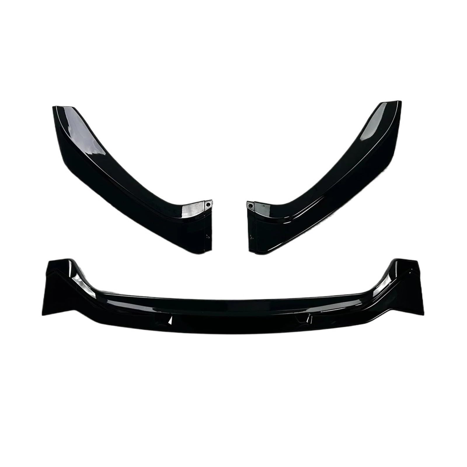 Front Spoiler Lippe 3 PCS Für F20 F21 Für LCI S1 Serie 118i 120i 120d M135i M140i Pack 2015 16 17 18 2019 Tyle Frontschürze Lip Splitter Spoiler Auto Spoilerlippe(Gloss Black) von NCTPICLC