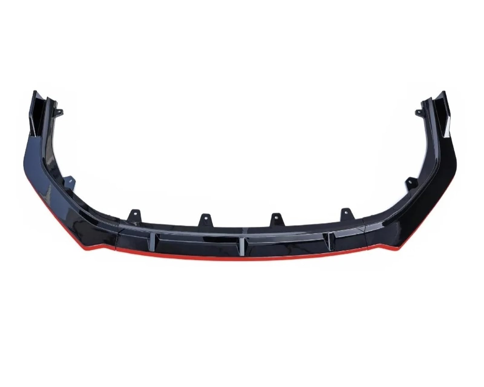 Front Spoiler Lippe 3PCS Für Toyota Für Camry 9th 2024 ABS Glanz Schwarz Oder Carbon Look Frontschürze Lip Splitter Spoiler Refit Zubehör Auto Spoilerlippe(Glossy Black Red) von NCTPICLC