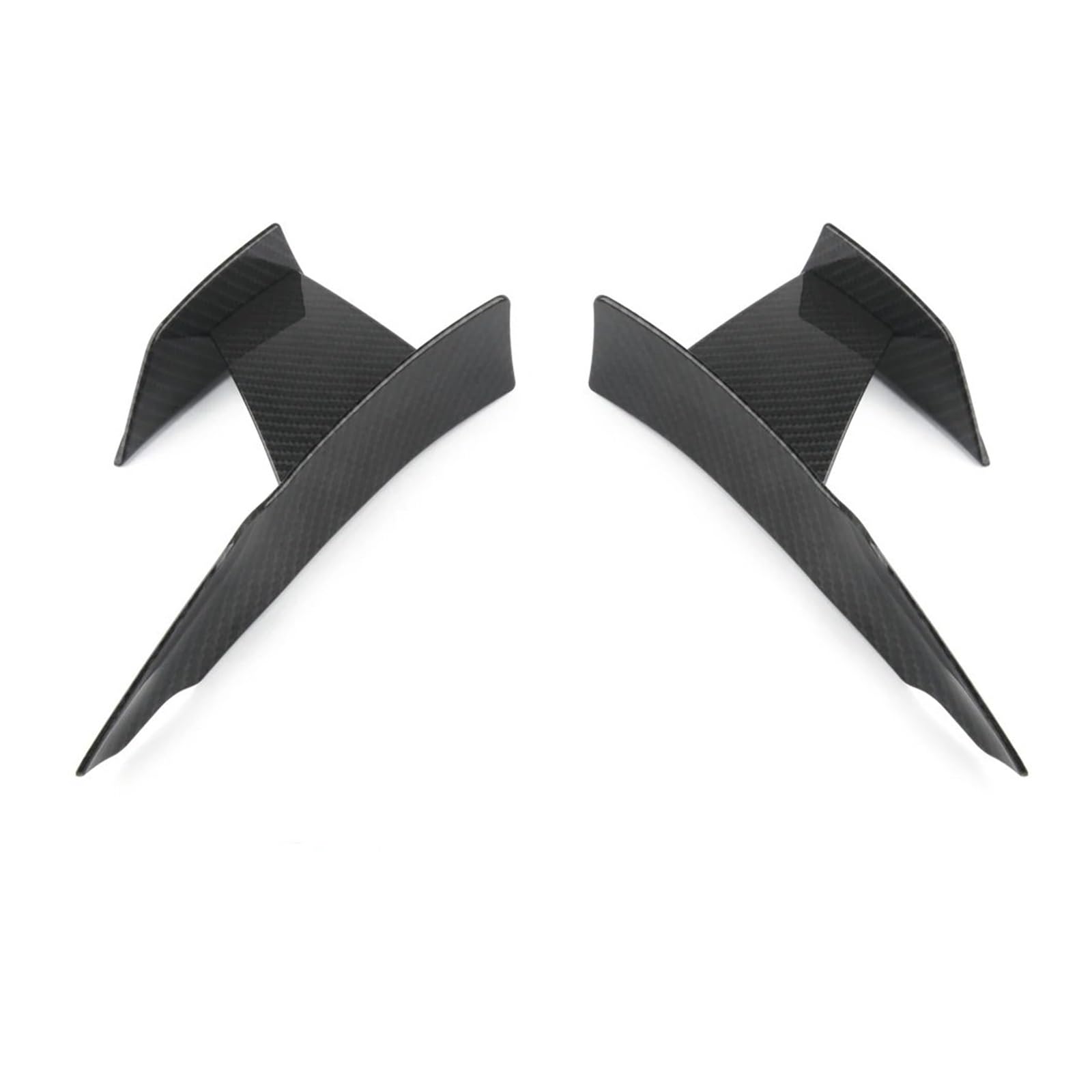 Front Spoiler Lippe 6 Stück Für F80 Für M3 F82 Für M4 2015–2019 Kohlefaser Auto-Styling-Zubehör Frontstoßstange Lippenflosse Splitter Spoiler Canard-Aufkleber Auto Spoilerlippe(Kohlefaser) von NCTPICLC
