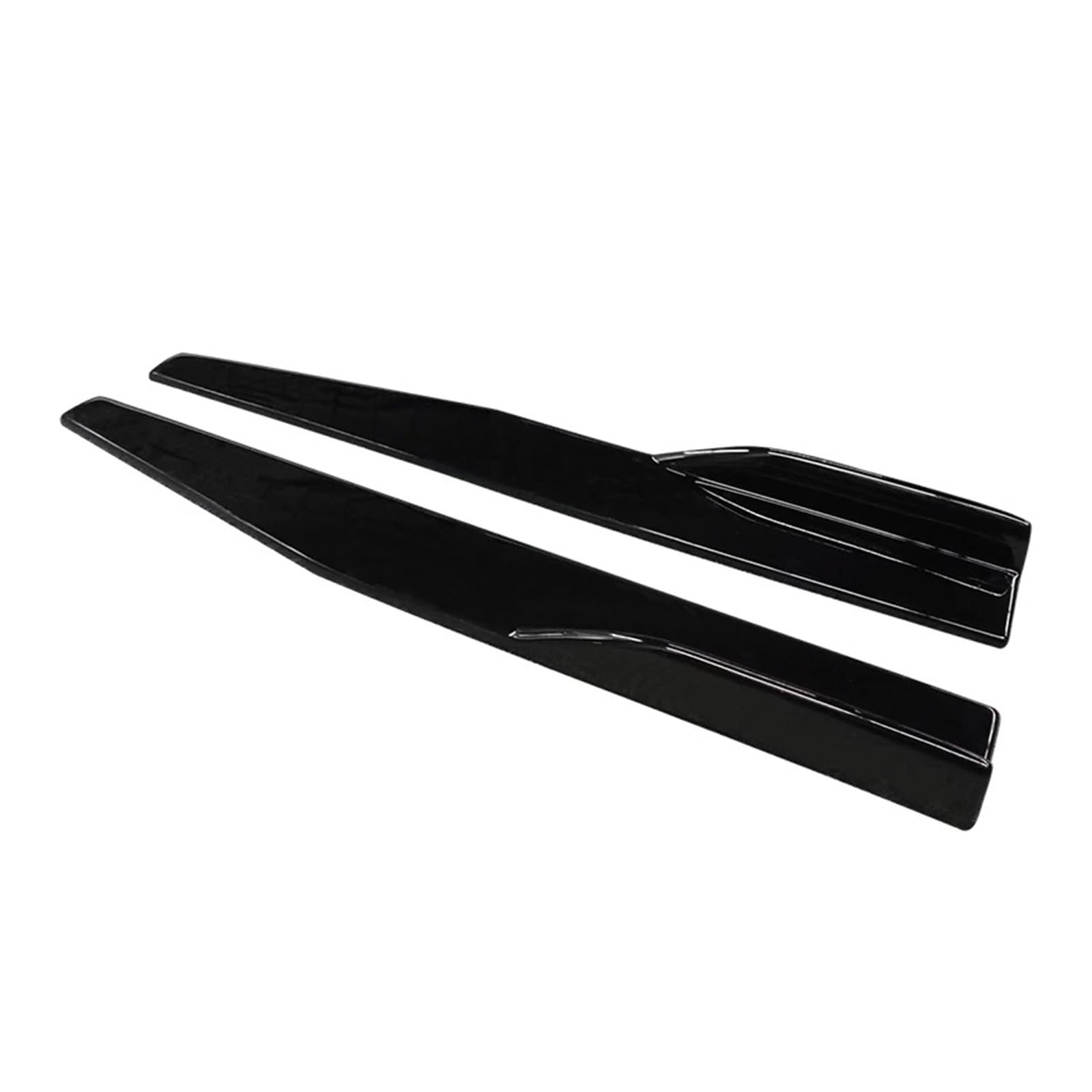 Front Spoiler Lippe 75CM Für TT 2004-2019 2016 2017 Auto Zubehör Seite Rock Stoßstange Diffusor Spoiler Schürzen Flügel Extensions Carbon Faser Look Auto Spoilerlippe(Gloss Black) von NCTPICLC