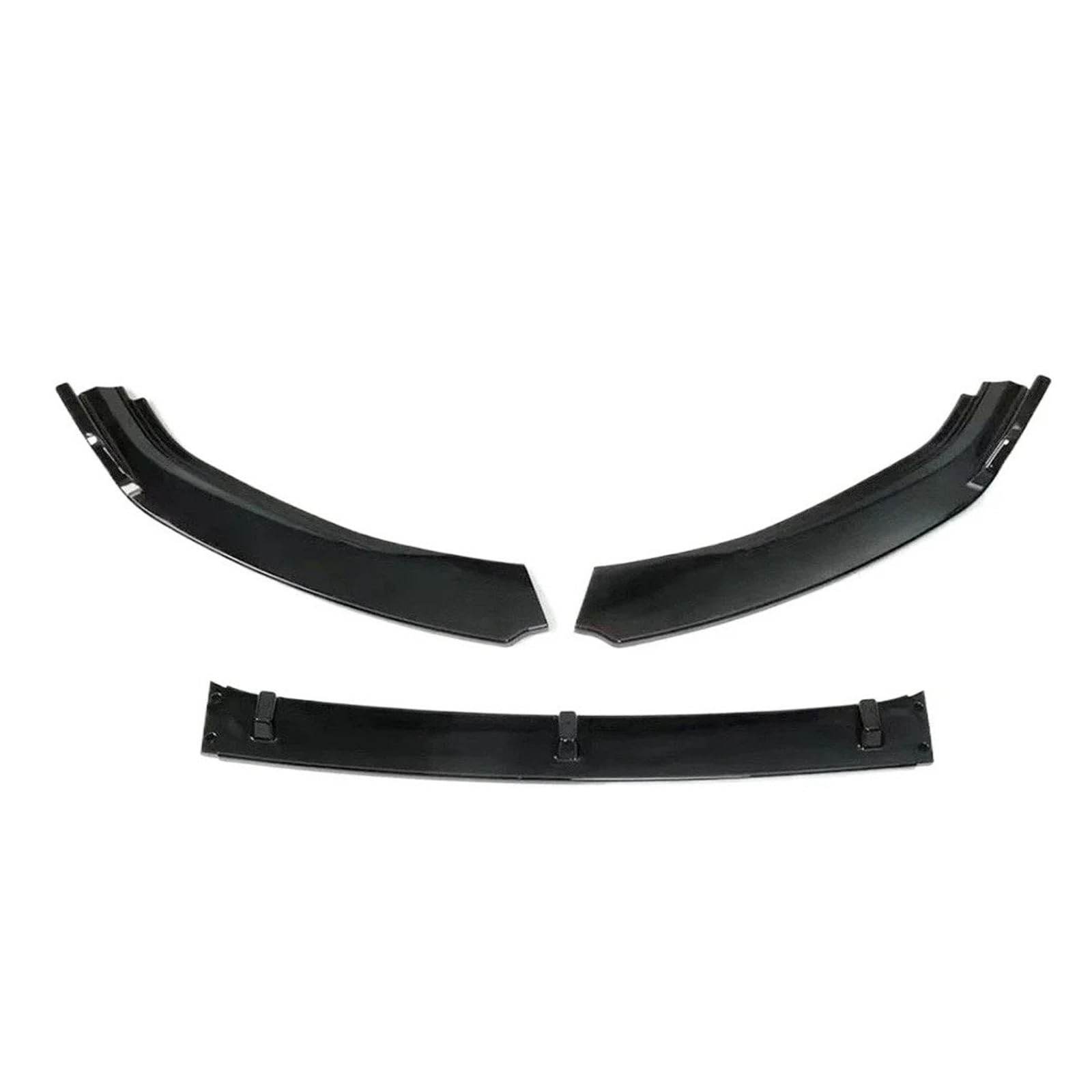 Front Spoiler Lippe Frontschürze Klinge Splitter Lippe Für VW Für Golf 7 7,5 Für GTI Für GTD Für R Für 2013-16 17 18 19 2020 Stoßstange Diffusor Spoiler Schutz Auto Spoilerlippe(Schwarz) von NCTPICLC
