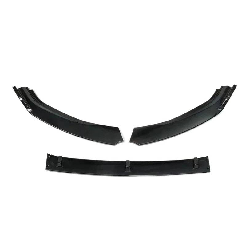Front Spoiler Lippe Frontschürze Klinge Splitter Lippe Für VW Für Golf 7 7,5 Für GTI Für GTD Für R Für 2013-16 17 18 19 2020 Stoßstange Diffusor Spoiler Schutz Auto Spoilerlippe(Schwarz) von NCTPICLC