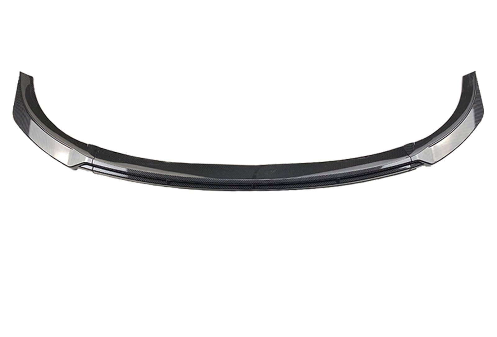 Front Spoiler Lippe Frontschürze Lip Splitter Schutz Bord ABS Glänzend Schwarz Carbon Faser Für Tesla Für Modell Y 2020 2021 2022 Auto Spoilerlippe(Kohlefaser-Optik) von NCTPICLC