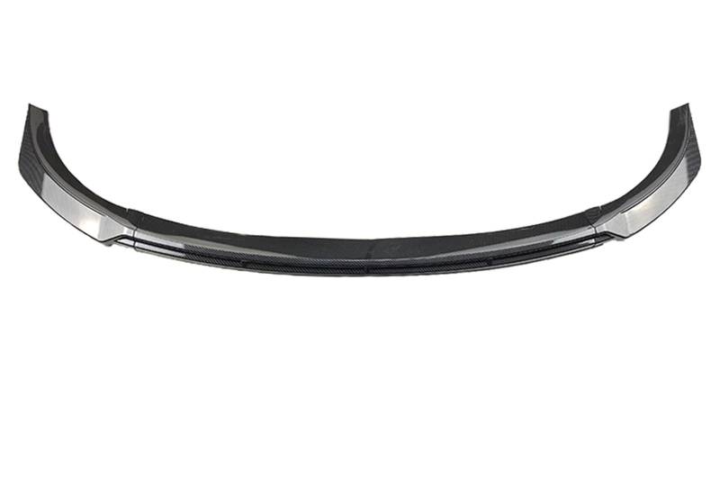 Front Spoiler Lippe Frontschürze Lip Splitter Schutz Bord ABS Glänzend Schwarz Carbon Faser Für Tesla Für Modell Y 2020 2021 2022 Auto Spoilerlippe(Kohlefaser-Optik) von NCTPICLC