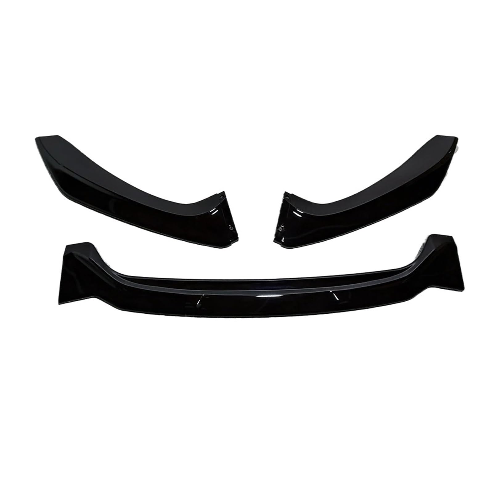 Front Spoiler Lippe Frontschürze Lip Spoiler Splitter Diffusor Bodykit Für F20 F21 Sport Stil 118i 120d 120i M135i M140i 2015 2016 2017 2018 2019 Für LCI Auto Spoilerlippe(Gloss Black) von NCTPICLC