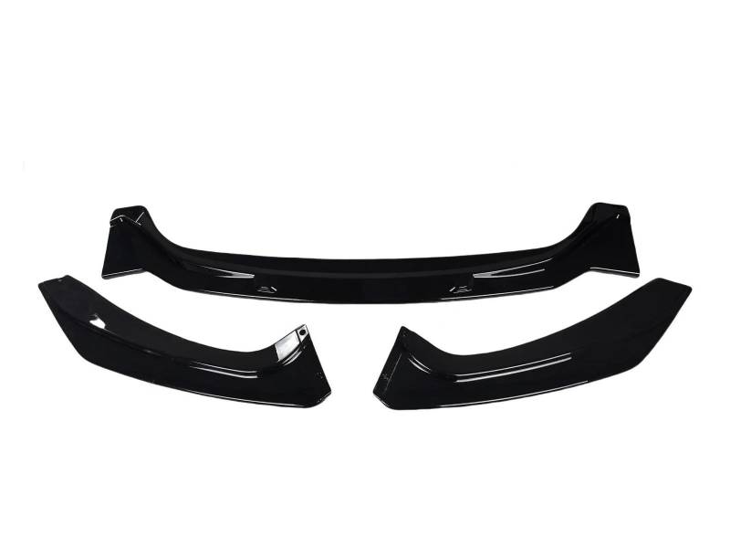 Front Spoiler Lippe Frontschürze Lip Spoiler Splitter Diffusor Für F20 F21 Für LCI M135i 140i Für Sport 2015 2016 2017 2018 2019 Bodykits Glanz Schwarz Auto Spoilerlippe(Gloss Black) von NCTPICLC