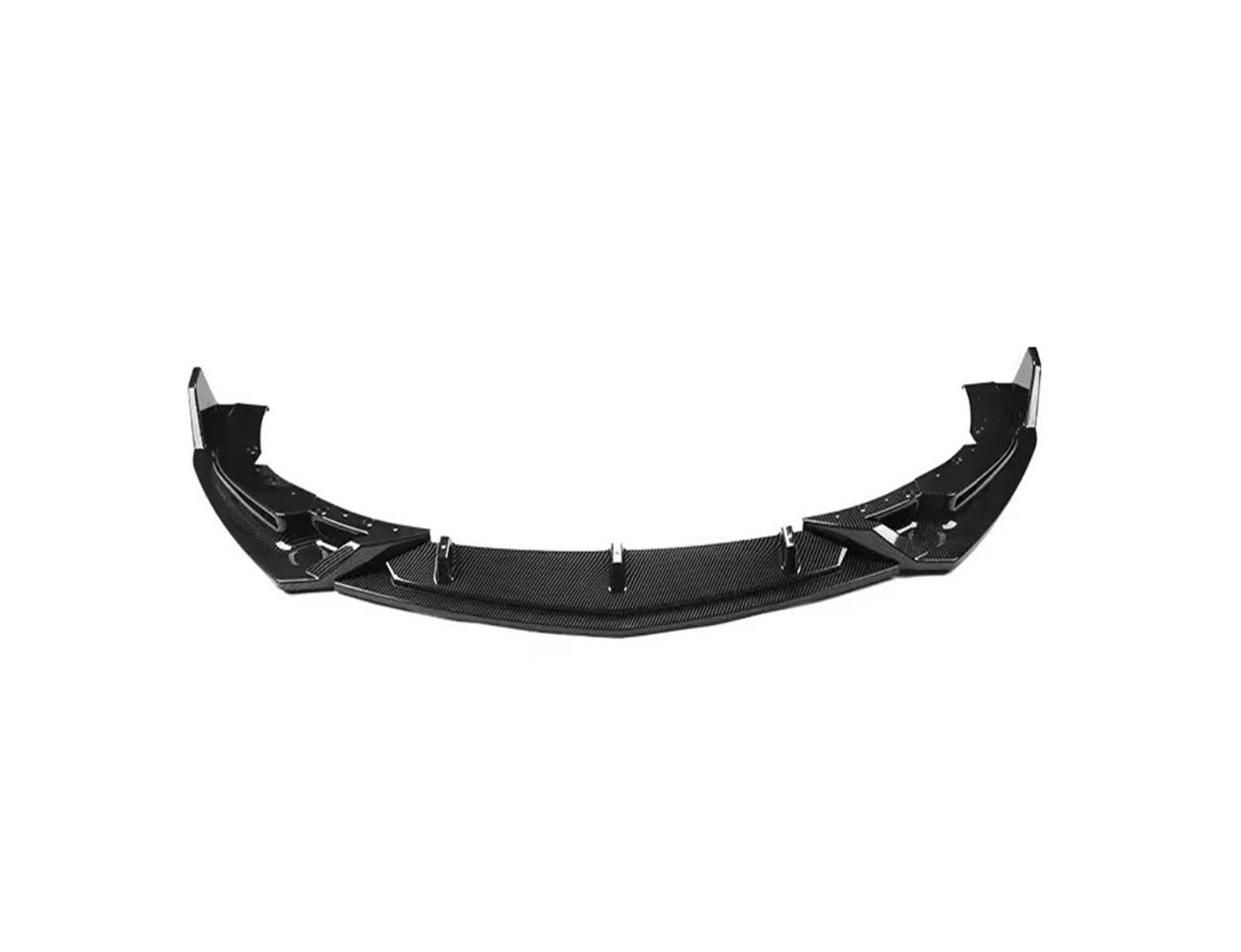 Front Spoiler Lippe Frontschürze Spoiler Für Cadillac CT4 Lip 2019 2020 2021 2022 2023 Splitter Schutz Platte Glänzend Schwarz Body Kit Röcke Auto Spoilerlippe(Carbon Paint) von NCTPICLC