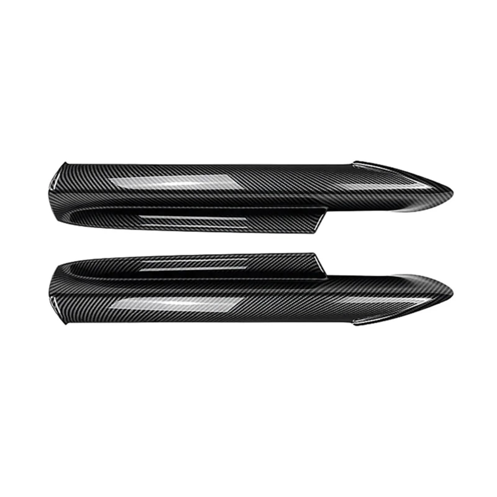 Front Spoiler Lippe Für 3 Serie E90 E91 Für Tech Limousine 4 Tür 320i 330i 2005 2006 2007 2008 Paar Auto Front Stoßstange Splitter Lip Canard Trim Auto Spoilerlippe(Kohlefaser-Optik) von NCTPICLC