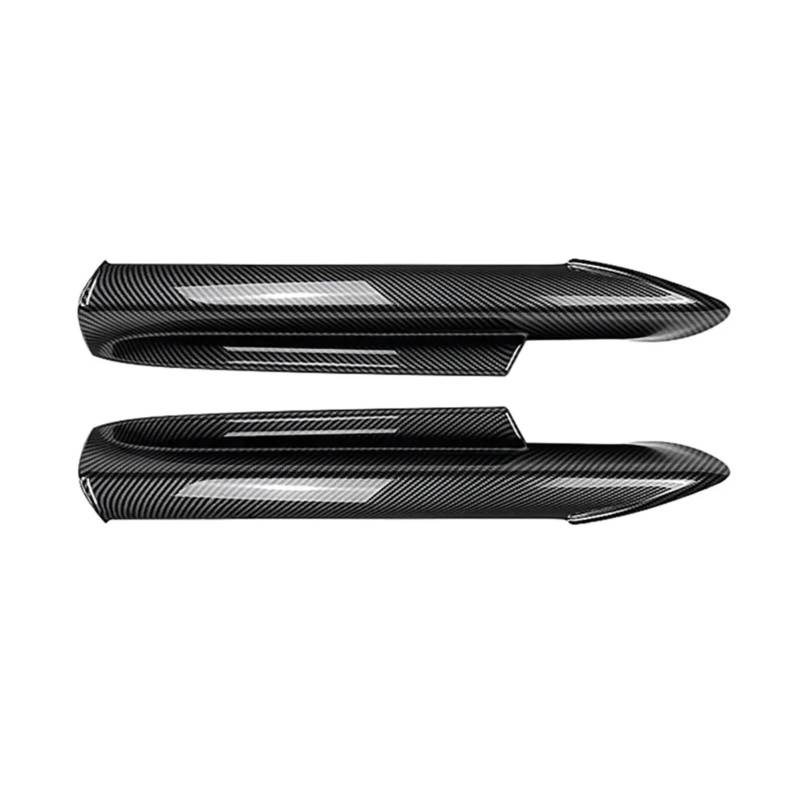 Front Spoiler Lippe Für 3 Serie E90 E91 Für Tech Limousine 4 Tür 320i 330i 2005 2006 2007 2008 Paar Auto Front Stoßstange Splitter Lip Canard Trim Auto Spoilerlippe(Kohlefaser-Optik) von NCTPICLC
