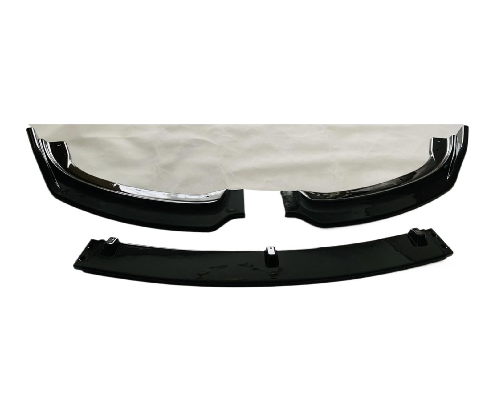 Front Spoiler Lippe Für 3 Serie F30 F35 2013-2019 Body Kit Auto Front Stoßstange Splitter Lip Spoiler Splitter ABS Stoßstange Canard Lip Schutz Abdeckung Auto Spoilerlippe(Glossy Black 16-19) von NCTPICLC